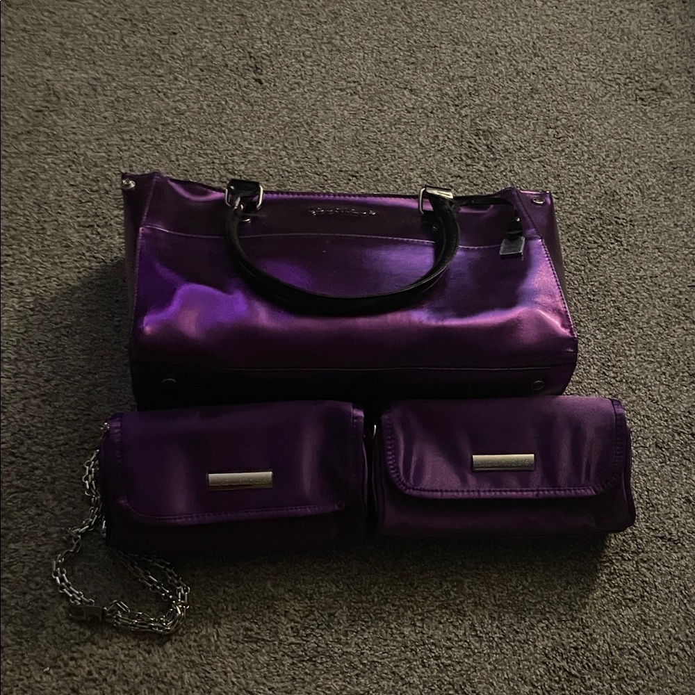 Purple Women's Bag Set